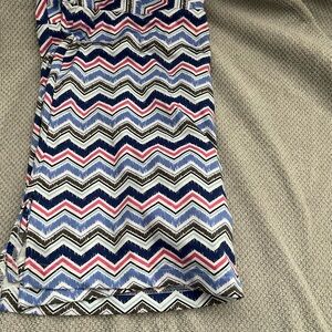 Blue and Pink Golf Skort